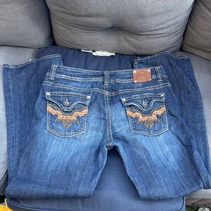 Embellished Blue Jeans